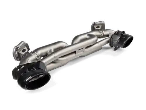 Low Price Akrapovic 2020-2025 Porsche 911 Turbo/Turbo S (992) Slip-On Race Line (Titanium) (REQUIRES TIPS)