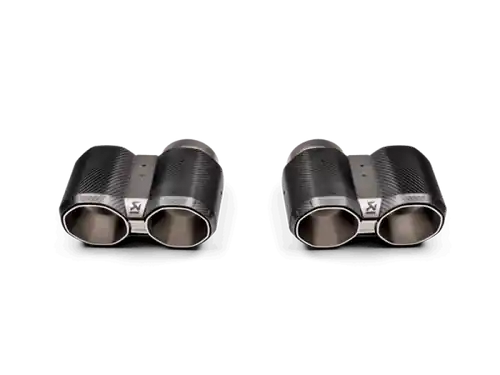 Akrapovic 2021-2025 BMW G87 M2, G80 M3 and G82 M4 Octagonal Carbon Design Tail Pipe Set Top Rated