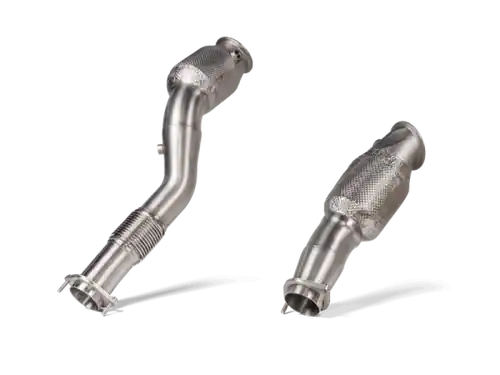 Discount Akrapovic 2021-2025 BMW M3 (G80)/M4 (G82)/ BMW M2 (G87) DownPipe w/Catalytic Converter (SS)