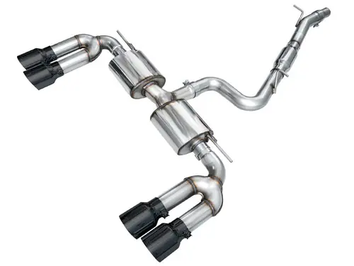 New Release AWE 2022-2024 Audi 8Y S3 Touring Edition Exhaust - Diamond Black Tips