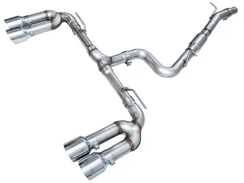 Professional Grade AWE 2022-2024 Audi 8Y S3 Track Edition Exhaust- Chrome Silver Tips