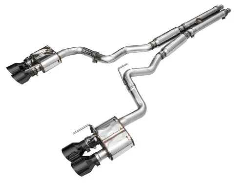 AWE 2024-2025 Ford Mustang GT Fastback S650 RWD SwitchPath Catback Exhaust w/ Quad Diamond Black Tips - 3025-43650 Markdown