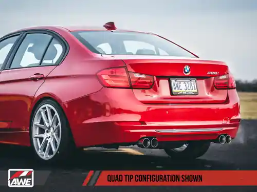 AWE Tuning 2016-2018 BMW F3X 328i / 2017-2020 BMW 428i Non-M Sport Quad Tip Marking Template - 6510-11016 Buy Online