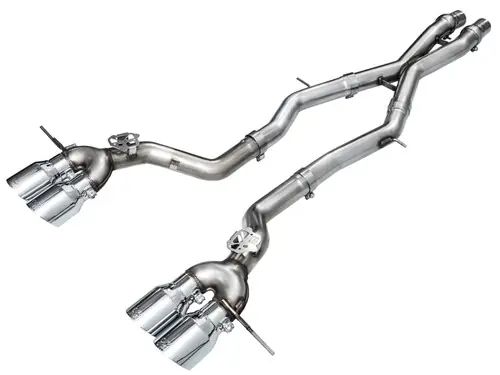 AWE Tuning 2023-2024 BMW G87 M2 Track Edition Exhaust - Chrome Silver Tips Luxury