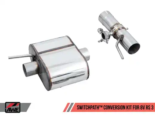 AWE Tuning 2018-2023 Audi TT RS Coupe 8S/MK3 2.5L Turbo SwitchPath Exhaust Conversion Kit - 3825-11026 Exclusive Offer