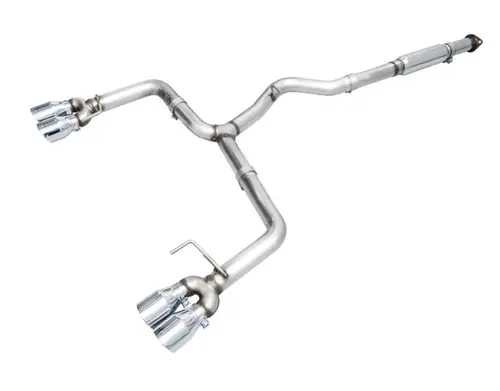 Shop Now AWE Tuning 2023-2024 Honda Civic Type R FL5 Touring Edition Exhaust w/ Triple Chrome Silver Tips - 3015-52287