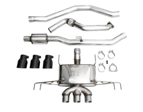 New Arrival AWE Tuning 2023-2024 Honda Civic Type R FL5 Touring Edition Exhaust w/ Triple Diamond Black Tips - 3015-53287