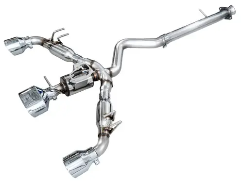 AWE Tuning 2023-2025 Toyota GR Corolla Track Edition Catback Exhaust - Chrome Silver Tips Luxury