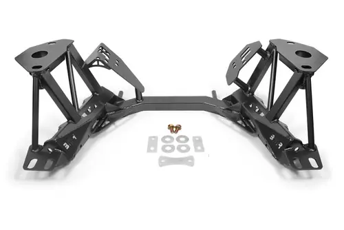 BMR 1979-1995 Ford Mustang K-Member Premium Version w/Spring Perches - Black Hammertone - KM733H Cheap