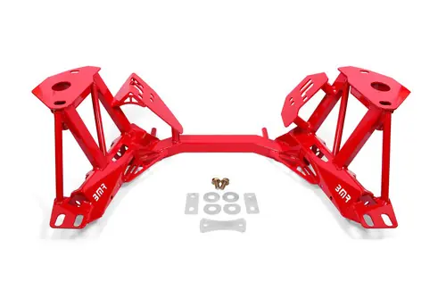 BMR 1979-1995 Ford Mustang K-Member Premium Version w/Spring Perches - Red - KM733R Reduced Price