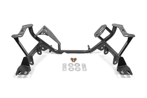 BMR 1979-1995 Ford Mustang K-Member Standard Version w/ Coilover Perches - Black Hammertone - KM731H Price Drop