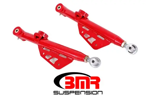 BMR 1979-1998 Fox Mustang Single Adj. Lower Control Arms / Rod End (Polyurethane) - Red - TCA049R Don’t Miss Out