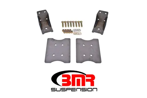 BMR 1979-2004 Fox Mustang Lower Torque Box Reinforcement Plates - Natural - TBR003 Low Price