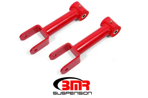 Viral BMR 1979-2004 Fox Mustang Non-Adj. Upper Control Arms (Polyurethane) - Red - UTCA012R