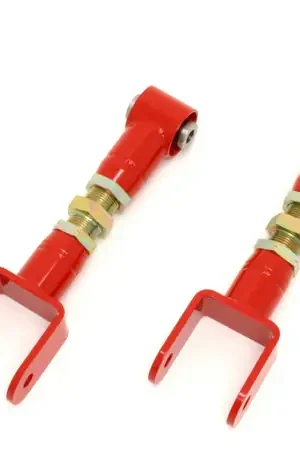 In Demand BMR 1979-2004 Fox Mustang Upper Control Arms On-Car Adj. w/ Spherical Bearings - Red - UTCA015R