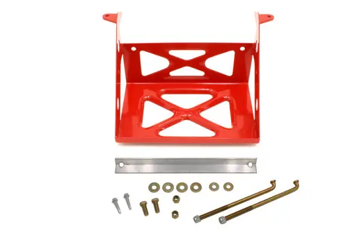 BMR 1982-2002 GM F-Body (Camaro, Firebird, WS6) 3rd / 4th Gen Battery Relocation Mount Kit - Red - BR001R Discount