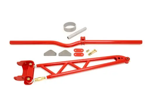 BMR 1982-2002 GM F-Body (Camaro, Firebird, WS6) 3rd / 4th Gen Chrome Moly Adj. Xtreme Torque Arm Kit - Red - XTA001R Factory Price