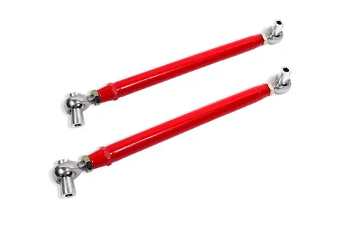 Professional Grade BMR 1982-2002 GM F-Body (Camaro, Firebird, WS6) 3rd / 4th Gen Double Adj. Chrome Moly Lower Control Arms w/ Rod Ends - Red - MTCA003R