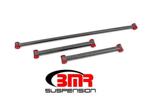 Direct From Factory BMR 1982-2002 GM F-Body (Camaro, Firebird, WS6) 3rd / 4th Gen Non-Adj. Rear Suspension Kit Poly (Polyurethane) - Black Hammertone - RSK031H