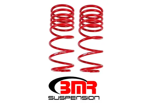 BMR 1982-2002 GM F-Body (Camaro, Firebird, WS6) 3rd / 4th Gen Rear Handling Version Lowering Springs - Red - SP092R Reduced Price