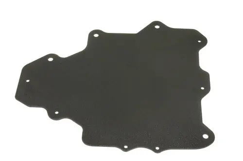 Professional Grade BMR 1993-2002 GM F-Body (Camaro, Firebird, WS6) A/C Delete Panel (Aluminum) - Black Hammertone - FP003H