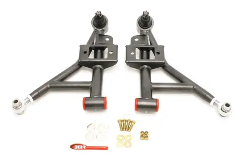 BMR 1993-2002 GM F-Body (Camaro, Firebird, WS6) Adj. Lower A-Arms Poly/Rod End Combo - Black Hammertone - AA020H Best Price