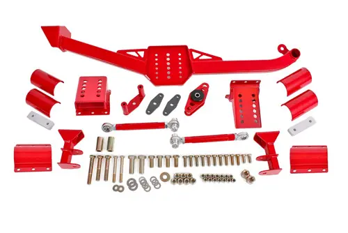 Best Price BMR 1993-2002 GM F-Body (Camaro, Firebird, WS6) Body Mount Watts Link - Red - WL002R