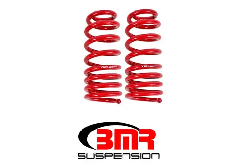 BMR 1993-2002 GM F-Body (Camaro, Firebird, WS6) Front Handling Version Lowering Springs - Red - SP091R Instant Buy