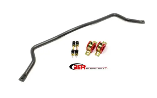 Original BMR 1993-2002 GM F-Body (Camaro, Firebird, WS6) Front Hollow 35mm Sway Bar Kit w/ Bushings - Black Hammertone - SB001H