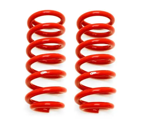 Certified BMR 1993-2002 GM F-Body (Camaro, Firebird, WS6) Front Lowering Springs - Red - SP002R