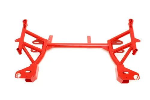 BMR 1993-2002 GM F-Body (Camaro, Firebird, WS6) K-Member w/ No Motor Mounts and Pinto Rack Mounts - Red - KM001-1R Flash Sale