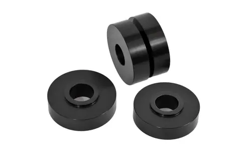 BMR 1993-2002 GM F-Body (Camaro, Firebird, WS6) Motor Mount Solid Bushing Upgrade Kit - Black Anodized - MM006 Price Drop