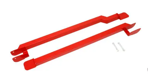 Big Sale BMR 1993-2002 GM F-Body (Camaro, Firebird, WS6) Non-Convertible Weld-On Boxed Subframe Connectors - Red - SFC001R