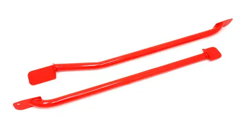 Must Have BMR 1993-2002 GM F-Body (Camaro, Firebird, WS6) Non-Convertible Weld-On Tubular Subframe Connectors - Red - SFC004R