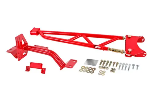 Exclusive Offer BMR 1993-2002 GM F-Body (Camaro, Firebird, WS6) w/o DSL Torque Arm Tunnel Mount (For Long Tube Headers) - Red - TA014R