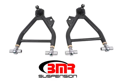 Weekend Sale BMR 1994-2004 Mustang Lower A-Arm (Coilover Only) w/ Adj. Rod End and STD. Ball Joint - Black Hammertone - AA042H