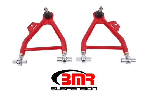 BMR 1994-2004 Mustang Lower A-Arms (Coilover Only) w/ Adj. Rod End and STD. Ball Joint - Red - AA042R Low Price