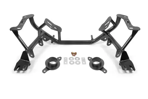 High Quality BMR 1996-2004 Ford Mustang K-Member Standard Version w/ Spring Perches - Black Hammertone - KM742H