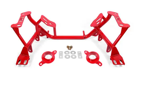 Buy Today BMR 1996-2004 Ford Mustang K-Member Standard Version w/ Spring Perches - Red - KM742R