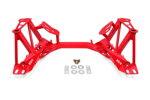 Buy Online BMR 1996-2004 Ford Mustang K-Member w/o Spring Perches - Red - KM744R
