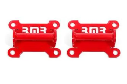 BMR 1998-2002 GM F-Body (Camaro, Firebird, WS6) 3rd / 4th Gen Motor Mount Kit (Solid Steel) - Red - MM341R Discount