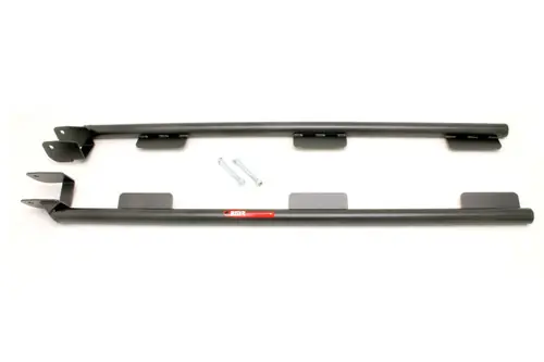 Handmade BMR 1998-2002 GM F-Body (Camaro, Firebird, WS6) 4th Gen Convertible LS1 Weld-On Tubular Subframe Connectors - Black Hammertone - SFC003H