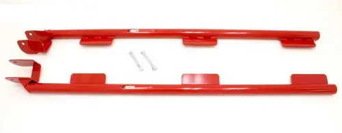 BMR 1998-2002 GM F-Body (Camaro, Firebird, WS6) 4th Gen Convertible LS1 Weld-On Tubular Subframe Connectors - Red - SFC003R Professional Grade