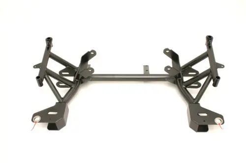 BMR 1998-2002 GM F-Body (Camaro, Firebird, WS6) 4th Gen K-Member w/ LS1 Motor Mounts and Pinto Rack Mounts - Black Hammertone - KM003-1H High Quality