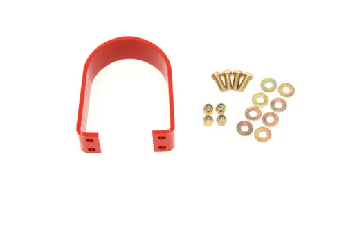 Free Delivery BMR 2005-2014 S197 Mustang BMR Rear Tunnel Brace Loop Upgrade - Red - DSL012R