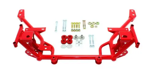 Factory Price BMR 2005-2014 S197 Mustang K-Member w/ STD. Motor Mounts and STD. Rack Mounts - Red - KM018R