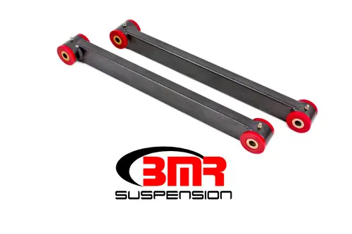 Limited Time BMR 2005-2014 S197 Mustang Non-Adj. Boxed Lower Control Arms (Polyurethane) - Black Hammertone - TCA032H