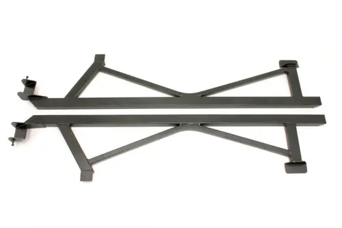 BMR 2005-2014 S197 Mustang Weld-On Boxed Subframe Connectors - Black Hammertone - SFC011H Fan Favorite