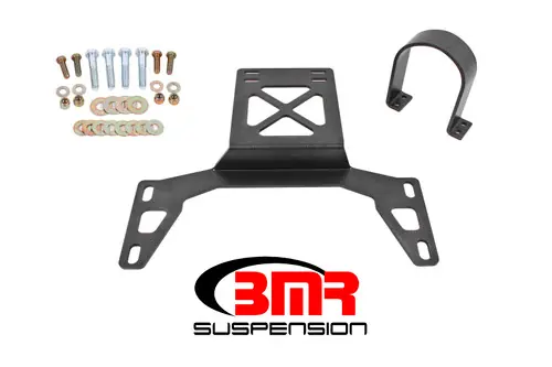 BMR 2007-2014 Shelby GT500 Front Driveshaft Safety Loop - Black Hammertone - DSL020H Mega Sale