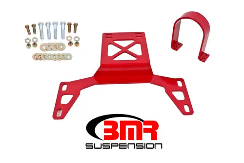 BMR 2007-2014 Shelby GT500 Front Driveshaft Safety Loop - Red - DSL020R Best Price